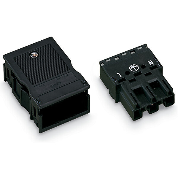 WAGO Stecker 2x0,5-4mmq schwarz 770-113
